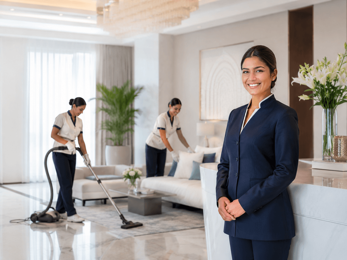 Professional hospitality and cleaning services